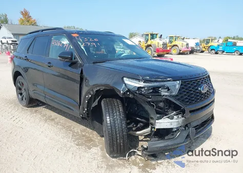 2022 Ford Explorer St из США, поврежденный, VIN 1FM5K8GC4NGA78161